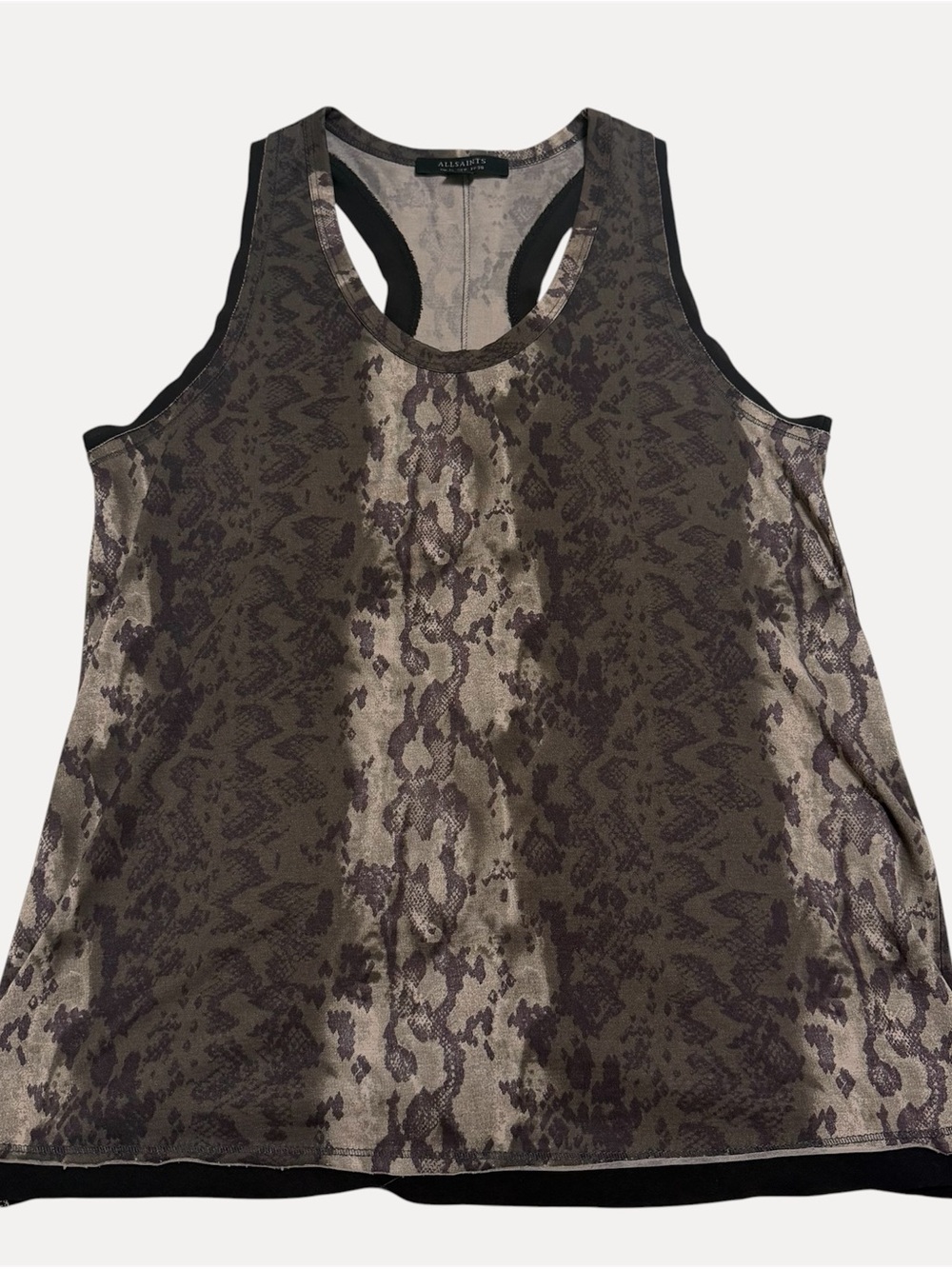 All Saints Animal Print Tank Top